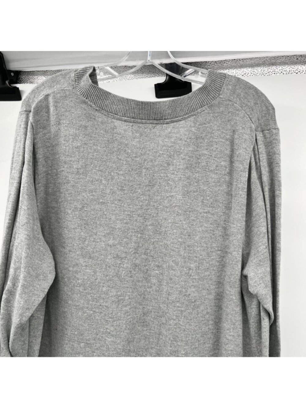 J. Jill Womens Lightweight Sweater V-Neck Gray Size XL - Picture 6 of 9